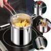 Double Layer Stainless Steel Deep Frying Pot with Box Packing