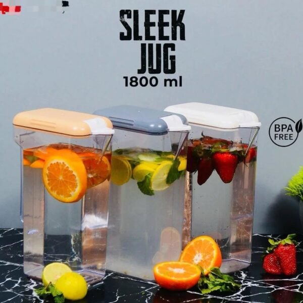 Plastic  Sleek Drinking Jug 1800ml  Each (With Box)✨✅