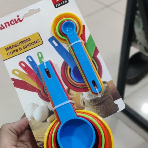 Measuring Cups & Spoons Plastic 10Pcs Set