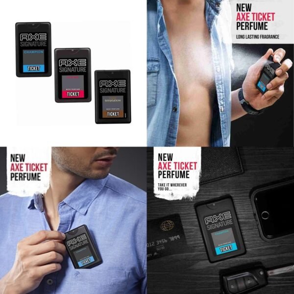Axe Signature Ticket Body Perfume  Best Perfume Spray 20 ML  Mix Frangance 🤩🤩