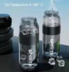NON BREAKABLE SPORT WATER BOTTLE WITH 2-SIPPER OPTION (800 ML):- each (THREE DIFFERENT COLORS) - Image 2