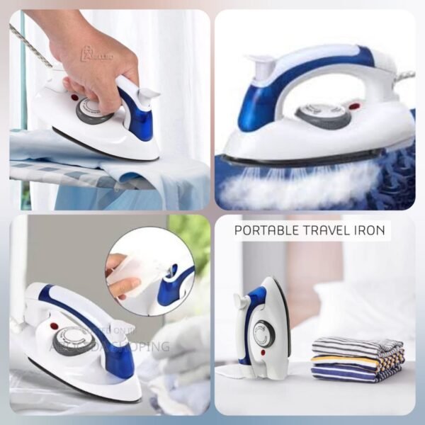 Travel Foldable Steam Iron- (Box Packing) Premium Quality 🇨🇳