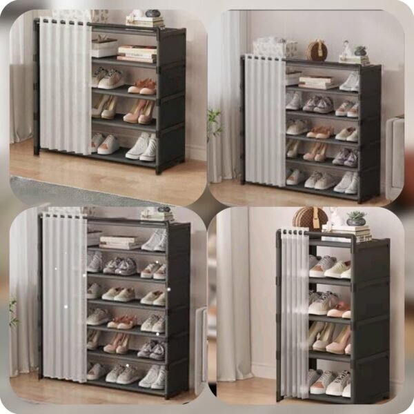 Curtain Shoe Rack   6L   Box Packing)  Premium Quality 🇨🇳