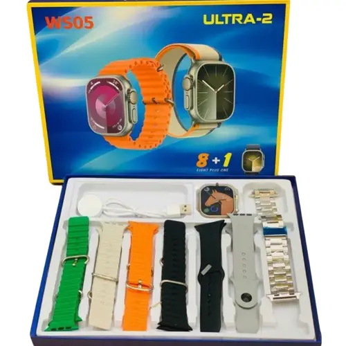 Ws05 Ultra 2 Smart Watch With 7 Straps
