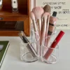 Transparent 3 Grid Makeup Brush Holder - Image 3