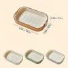 Plastic Double Layer Drain Soap Dish - Image 2