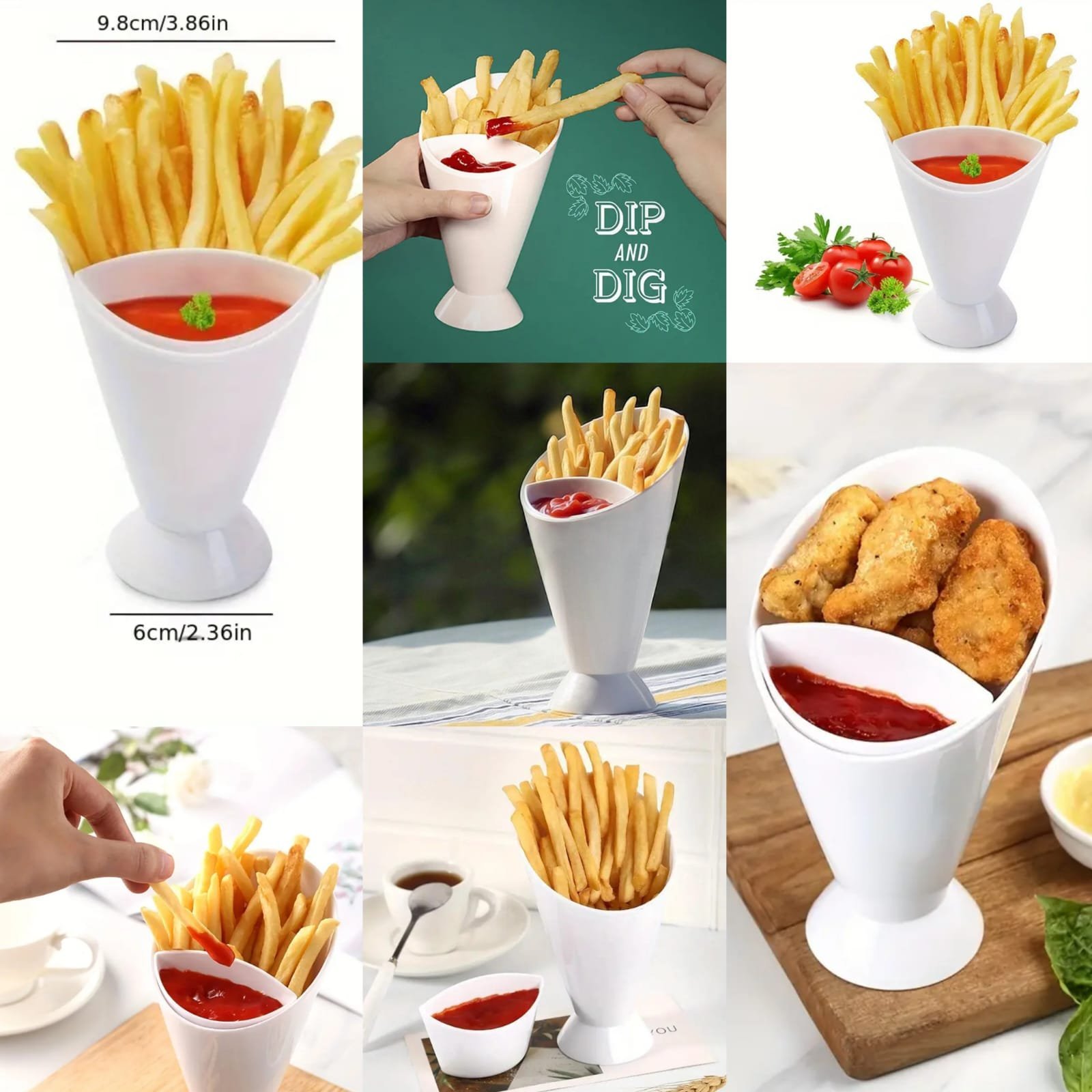 d1ed0848-6011-47aa-aa72-c429edfeaf95.jpg 2 in 1 Portable french fries Cup - Image 1
