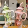 Large Capacity Detox Drain Water Sipper Bottle