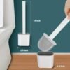 Wall Mounted Silicone Toilet Brush - Image 2