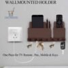Multipurpose Wall-Mounted Holder Remote Control Stand, Mobile Holder, Keychain Hanging Stand