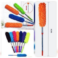 Telescopic Microfiber Wall Duster Cleaning Brush Feather