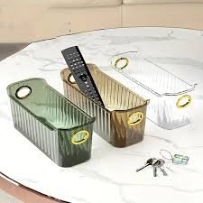 Light Luxury Desktop Cosmetics Narrow Storage Box Toiletry