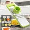 Vegetable Stainless Steel Slicer Cutter 5 In 1 - Image 3
