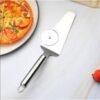 Cake Lifter With Wheel Pizza Cutter 2 in 1 Stainless Steel - Image 2