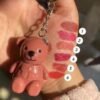 Mocoallure Korean Bear Key Chain Matte Lipgloss 6Pcs Set - Image 5