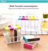 6 Units Transparent Spices Container