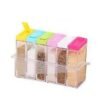 6 Units Transparent Spices Container - Image 4