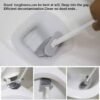 Wall Mounted Silicone Toilet Brush - Image 4