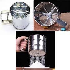 Flour Filter Stainless Steel - With handle & Smooth Filter