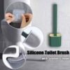Wall Mounted Silicone Toilet Brush