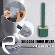 Wall Mounted Silicone Toilet Brush