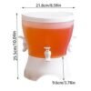Rotating Water Dispenser Beverage Dispenser with Tap - Image 2
