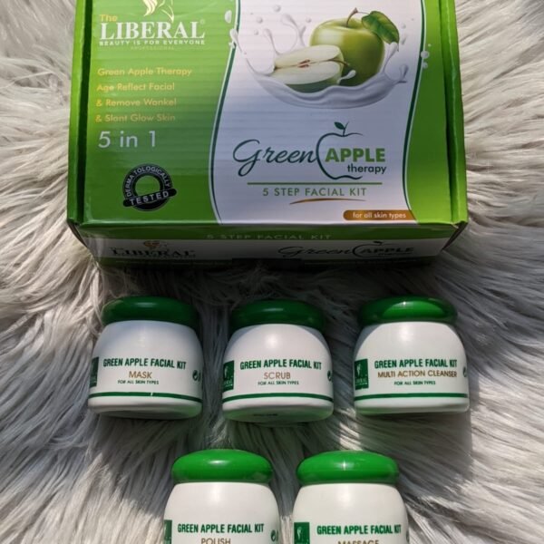 The Liberal 🕊️ Green apple  5 step facial kit    Guaranteed result 💯 Approx 100gm each jar