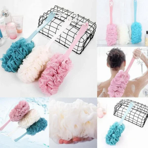 Long Handle Exfoliating Body Scrubber