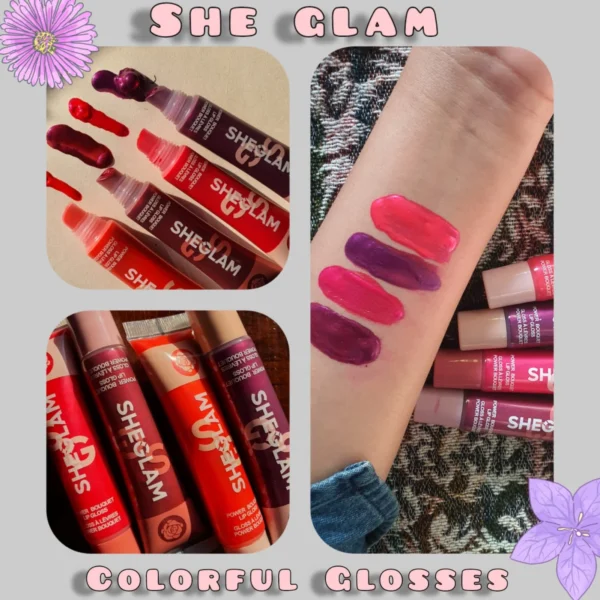 SHEGLAM Power Bouquet Lip Gloss 4pcs Set