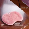 Silicone Bath Mat Shower Cushion Brush Foot Massage Mat Scrub Back Bath Brush Anti-Slip Mat Scrubber - Image 2
