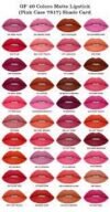 Glamorous Face Matte Lipstick Vitamin E & Aloe Vera Extracts (Pink Case) (40 Colors) - Image 2