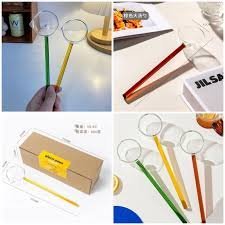 Heat-Resistant Borosilicate Glass Spoon